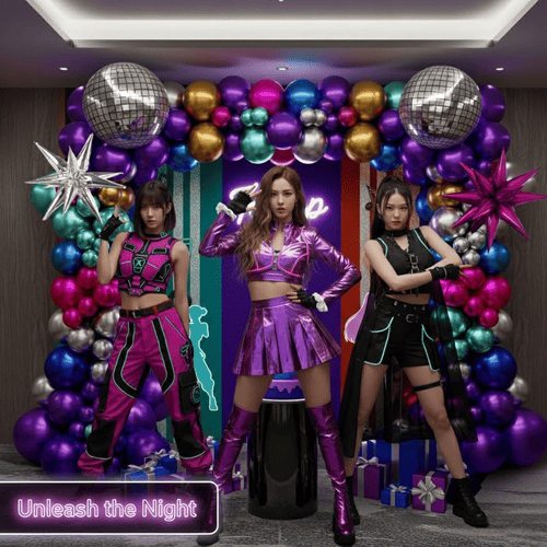 डिस्को बेलुन आर्क किट