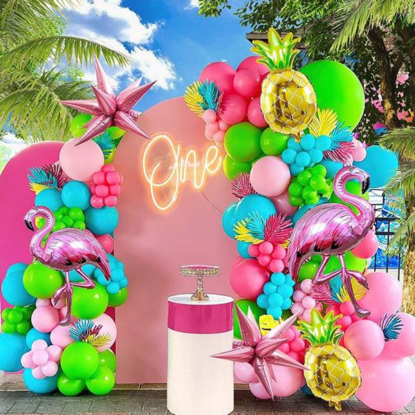हवाईयन थीम बेलुन माला किट