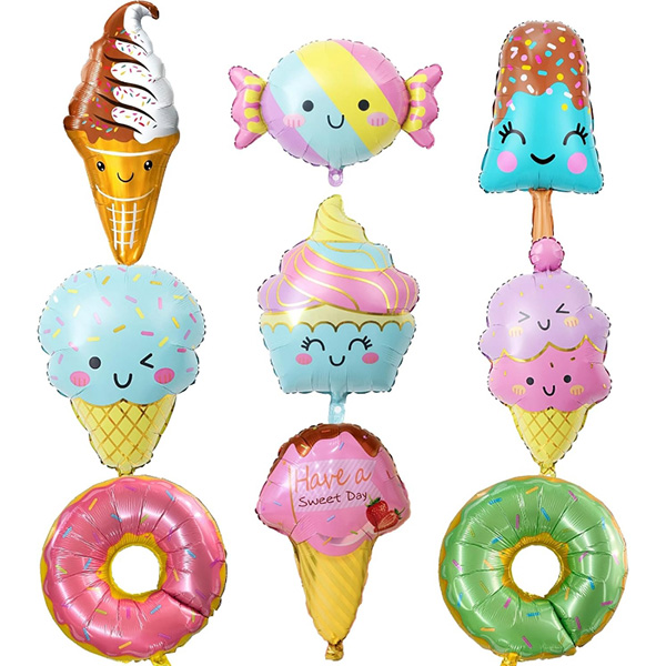 आइसक्रीम पन्नी बेलुन