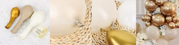 White and gold balloon garland assembly tutorial White and gold balloon garland assembly tutorial