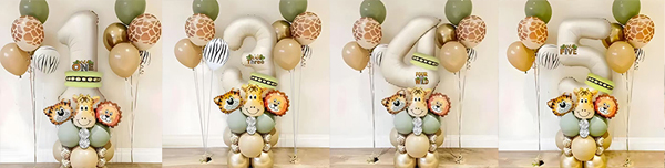 Forest Animal Balloons set