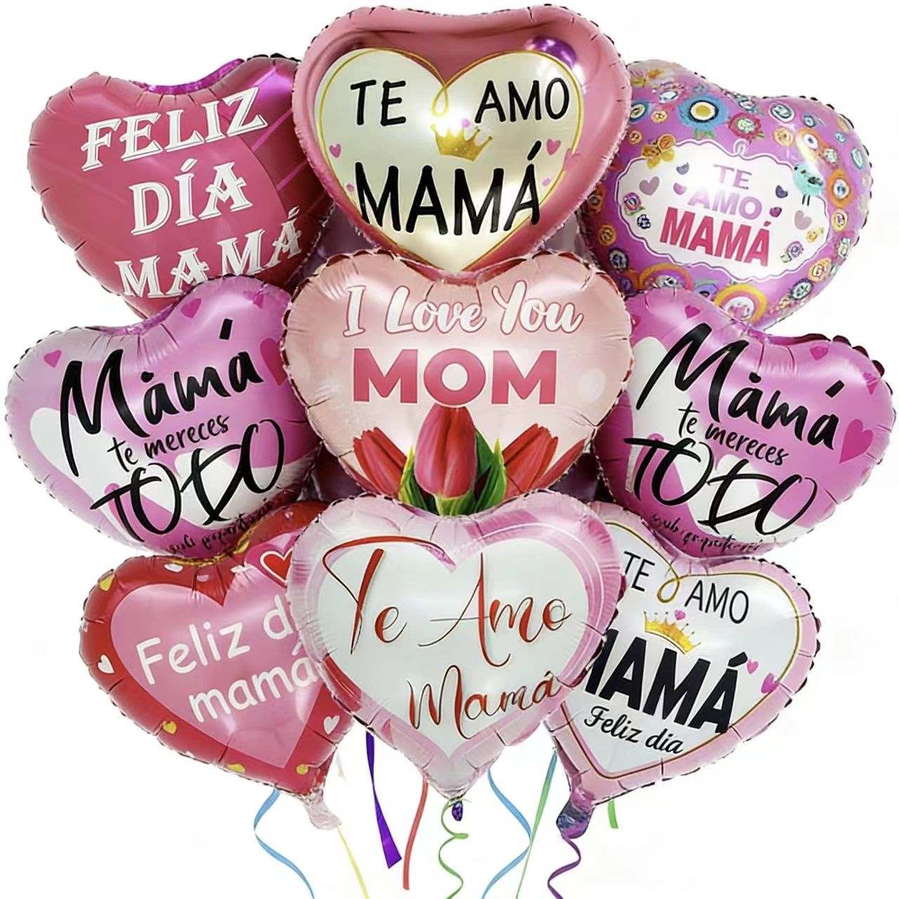 आमाको दिन पन्नी बेलुनहरू