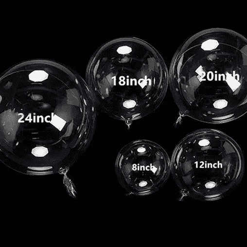 पारदर्शी बोबो बेलुन